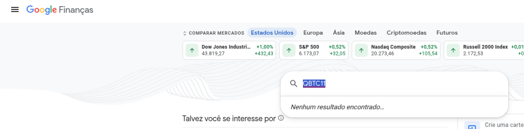 qbtc11 google finance