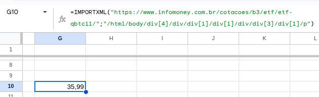 qbtc11 googlesheets