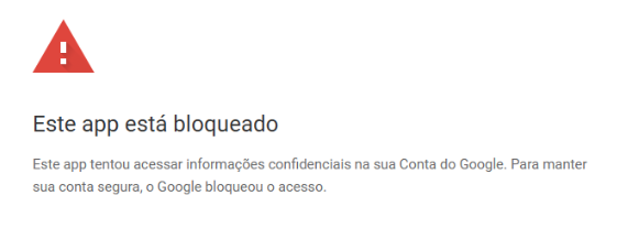 Este app está bloqueado