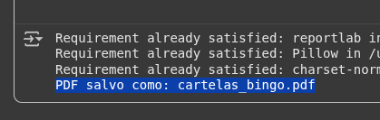 google colab cartela gerada bingo pdf