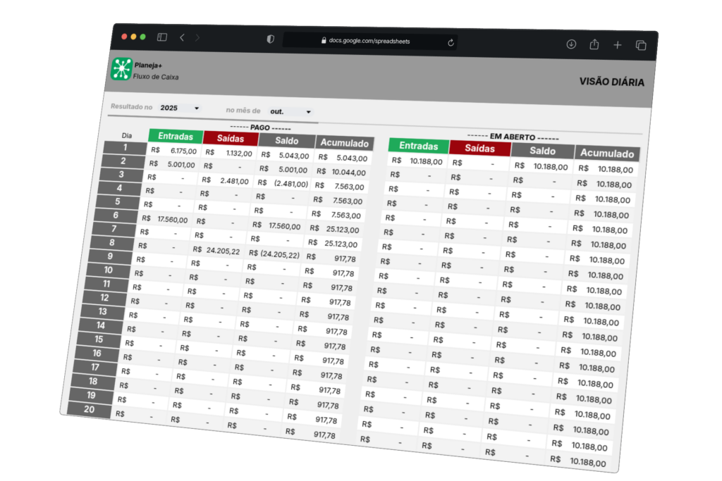 caixa diario octadata